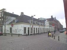 genomen vanaf Lange Beestenmarkt in de richting Brouwersgracht