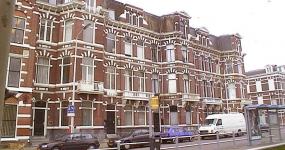 v.l.n.r. Koninginnegracht 102 t/m 106