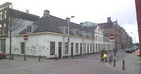 genomen vanaf Lange Beestenmarkt in de richting Brouwersgracht