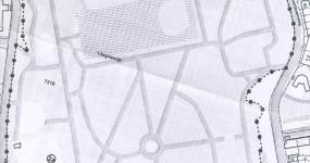 Begrenzing beschermd complex Meer en Bos met nummering complexonderdelen.